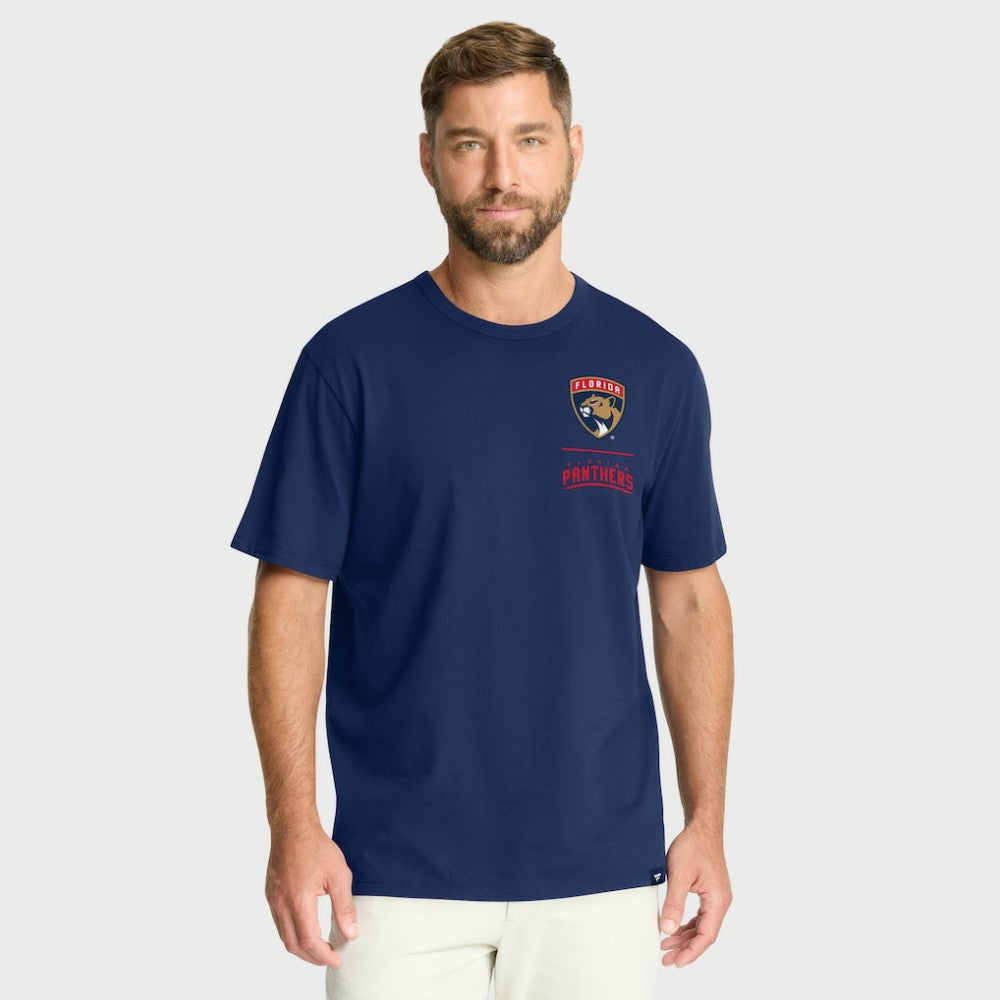 Florida Panthers Fanatics Crash The Net Legacy T-Shirt Navy