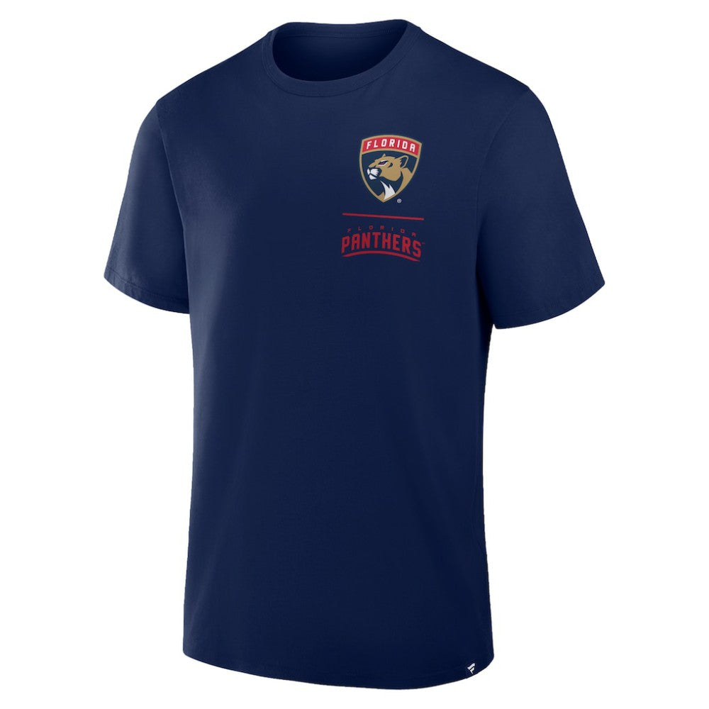 Florida Panthers Fanatics Crash The Net Legacy T-Shirt Navy