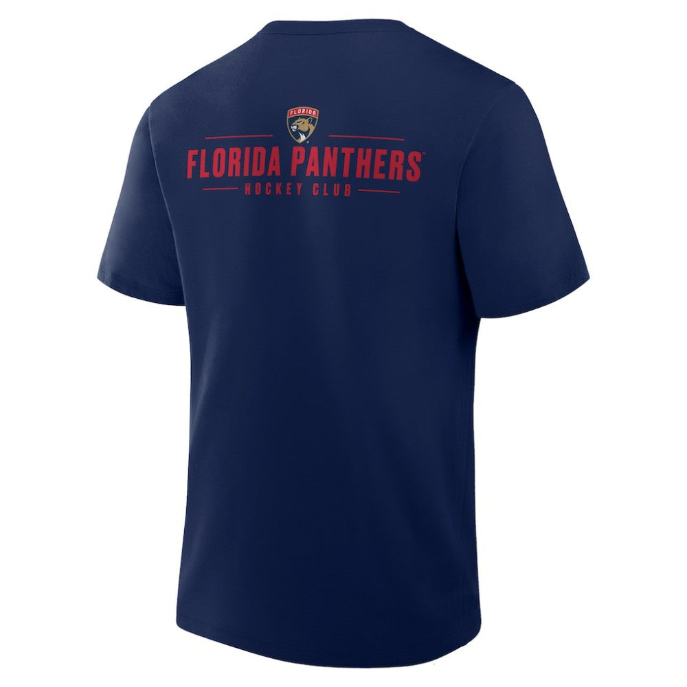 Florida Panthers Fanatics Crash The Net Legacy T-Shirt Navy