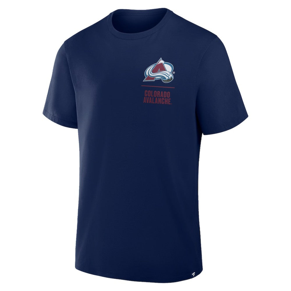 Colorado Avalanche Fanatics Crash The Net Legacy T-Shirt Navy