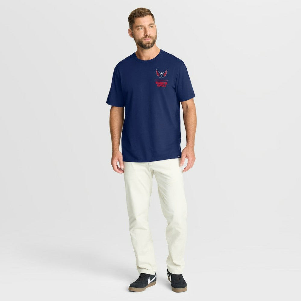 Washington Capitals Fanatics Crash The Net Legacy T-Shirt Navy