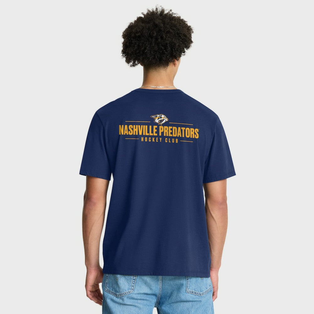 Nashville Predators Fanatics Crash The Net Legacy T-Shirt Navy