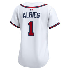 Ozzie Albies Atlanta Braves Women's Home Limited Player Jersey White | Nike