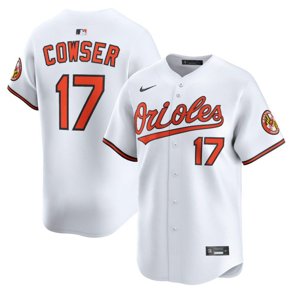 Colton Cowser Baltimore Orioles Home Limited Player Jersey White | Nike