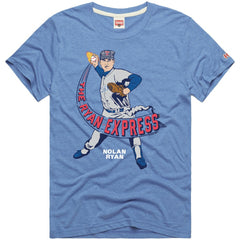 Nolan Ryan Texas Rangers Homage Graphic Player T-Shirt Light Blue