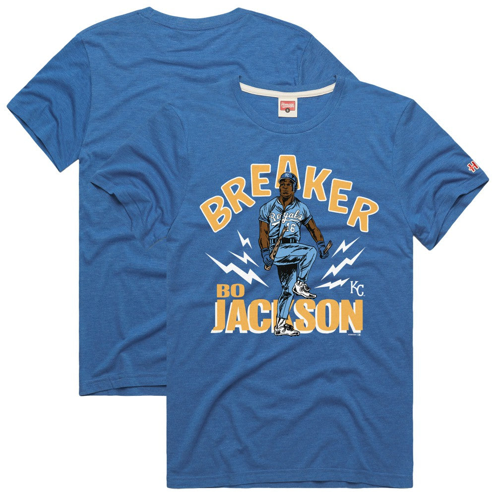Bo Jackson Kansas City Royals Homage Graphic Player T-Shirt Royal