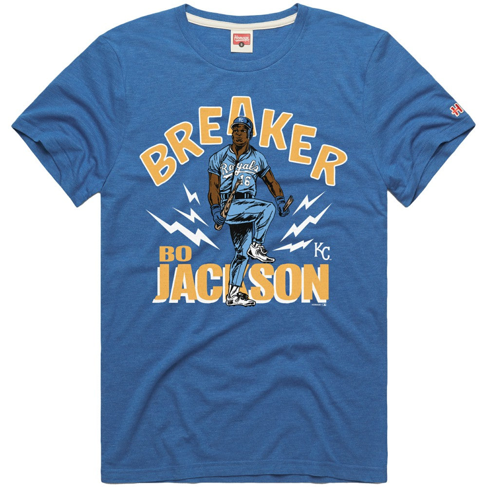 Bo Jackson Kansas City Royals Homage Graphic Player T-Shirt Royal