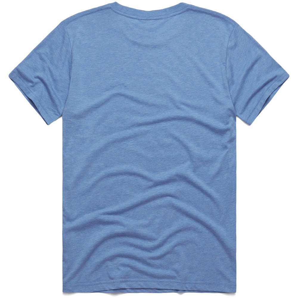 Kirby Puckett Minnesota Twins Homage 1985 Topps Baseball Card Player Tri-Blend T-Shirt Light Blue