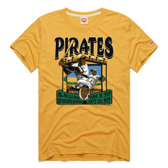 Roberto Clemente Pittsburgh Pirates Homage Graphic Player Tri-Blend T-Shirt Gold