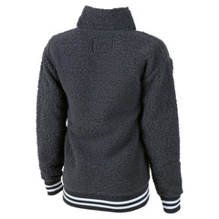 Los Angeles Dodgers G-III 4Her by Carl Banks Women's Play Action Sherpa Fleece Quarter-Zip Jacket Gray