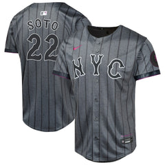 Juan Soto New York Mets Youth City Connect Limited Jersey  Gray | Nike