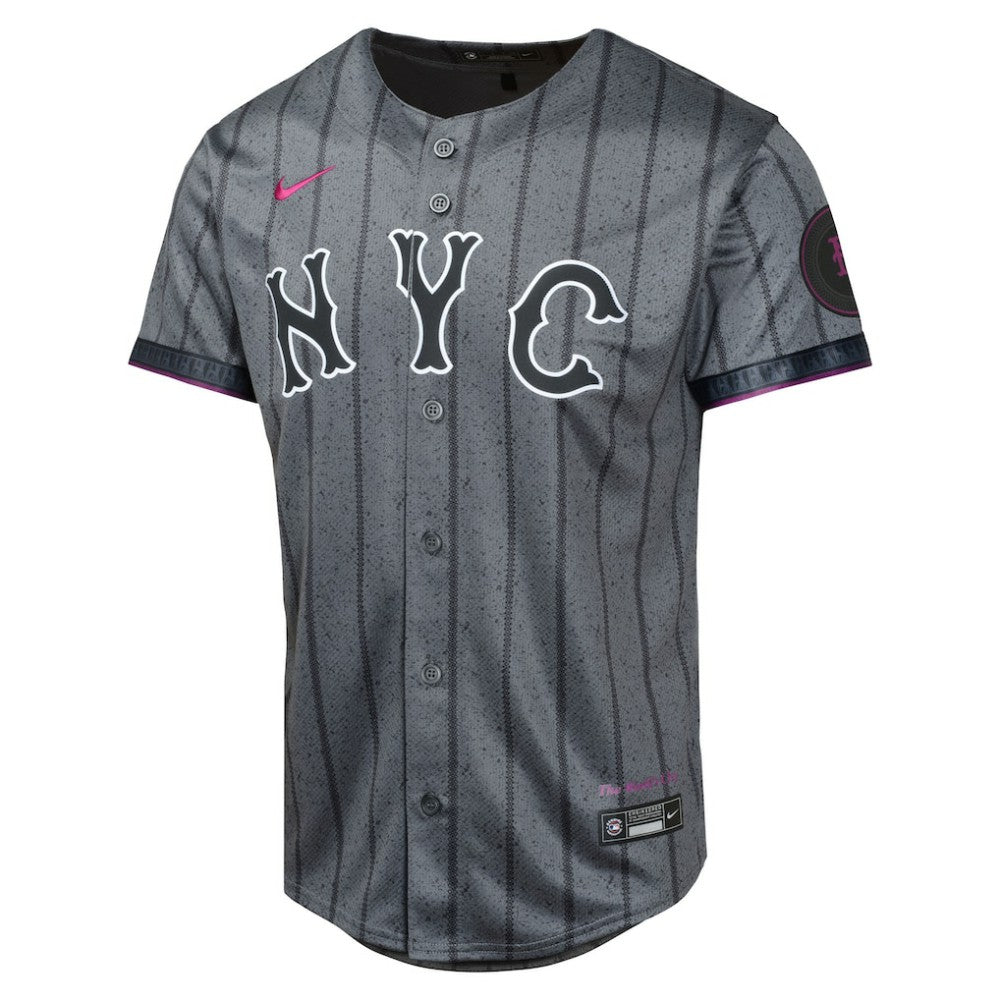 Juan Soto New York Mets Youth City Connect Limited Jersey  Gray | Nike