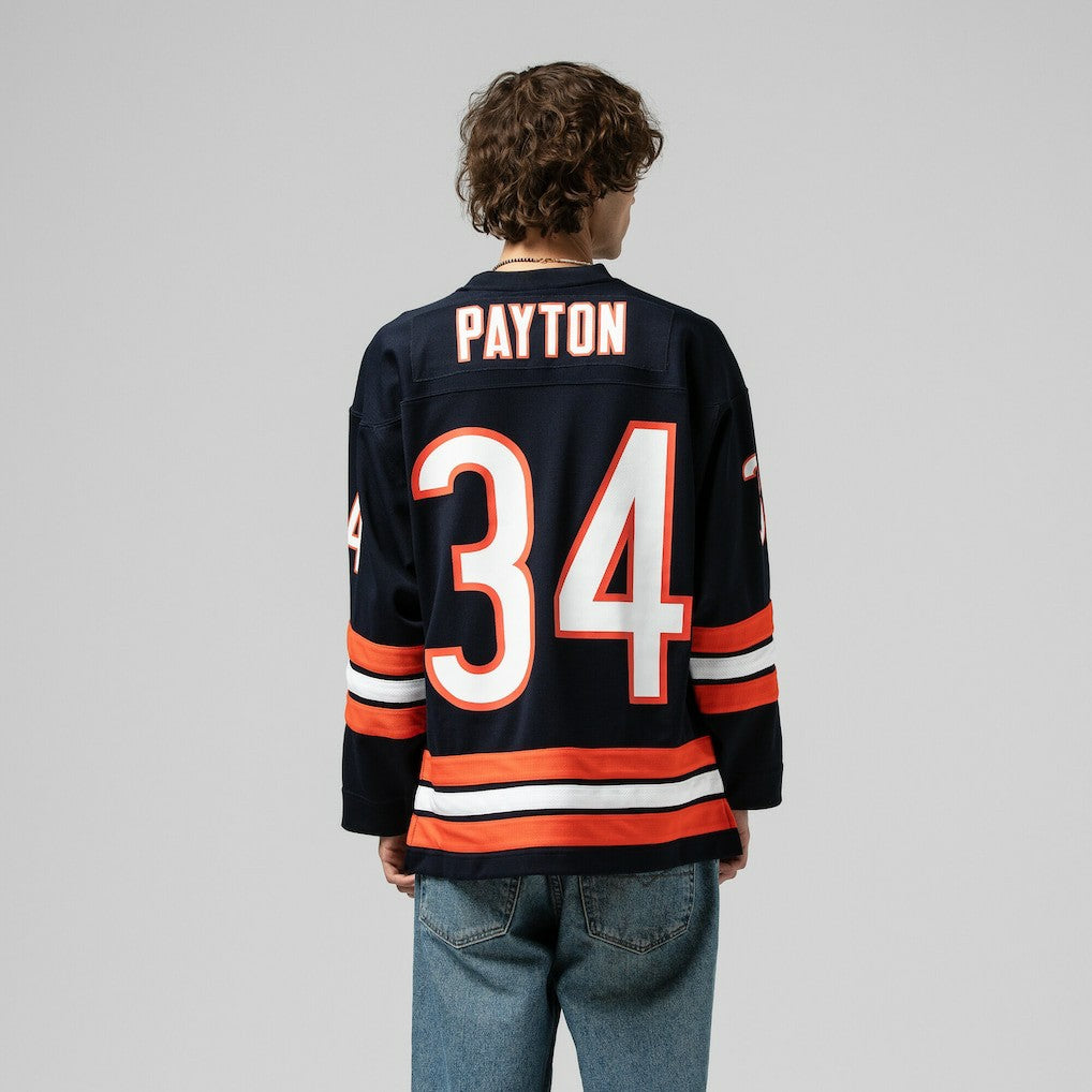 Walter Payton Chicago Bears Maxxed Out Fashion Hockey Jersey - Navy sale