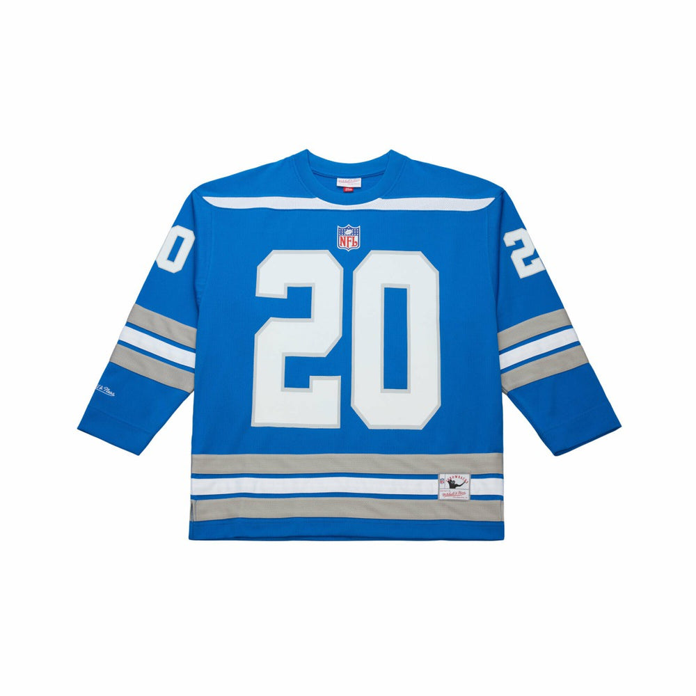 Barry Sanders Detroit Lions Maxxed Out Fashion Hockey Jersey - Blue online