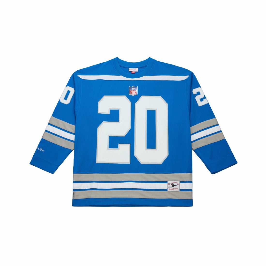 Barry Sanders Detroit Lions Maxxed Out Fashion Hockey Jersey - Blue online