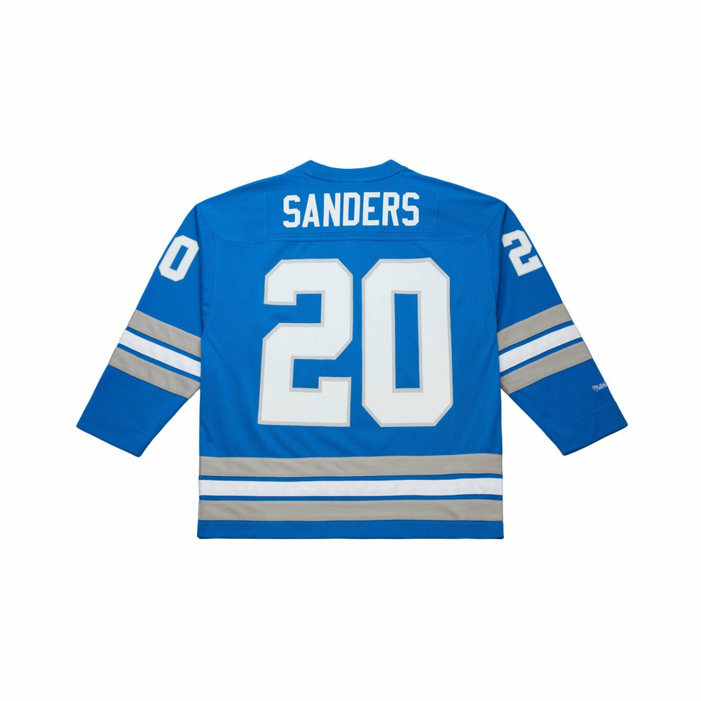 Barry Sanders Detroit Lions Maxxed Out Fashion Hockey Jersey - Blue online