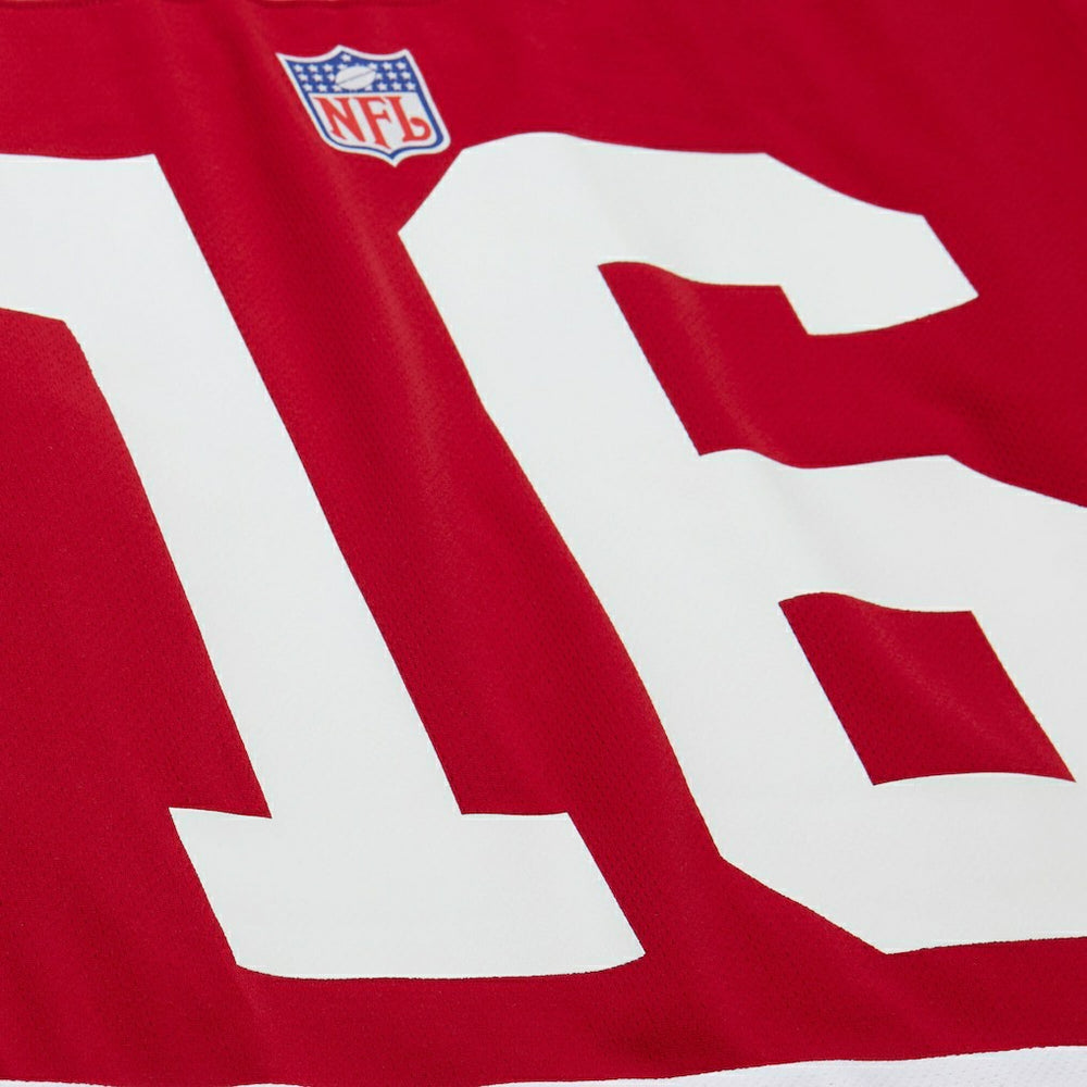 Joe Montana San Francisco 49ers Maxxed Out Fashion Hockey Jersey - Scarlet for sale