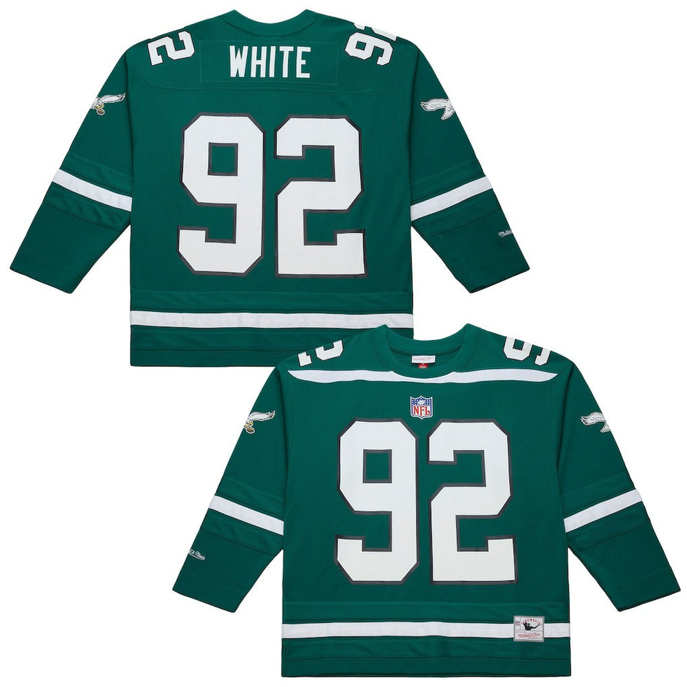 Reggie White Philadelphia Eagles Maxxed Out Fashion Hockey Jersey - Kelly Green discount