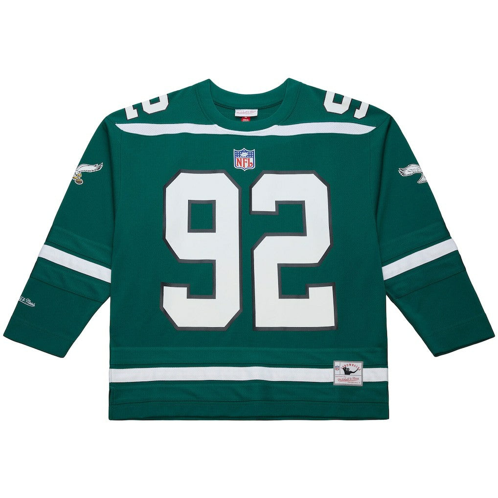 Reggie White Philadelphia Eagles Maxxed Out Fashion Hockey Jersey - Kelly Green discount