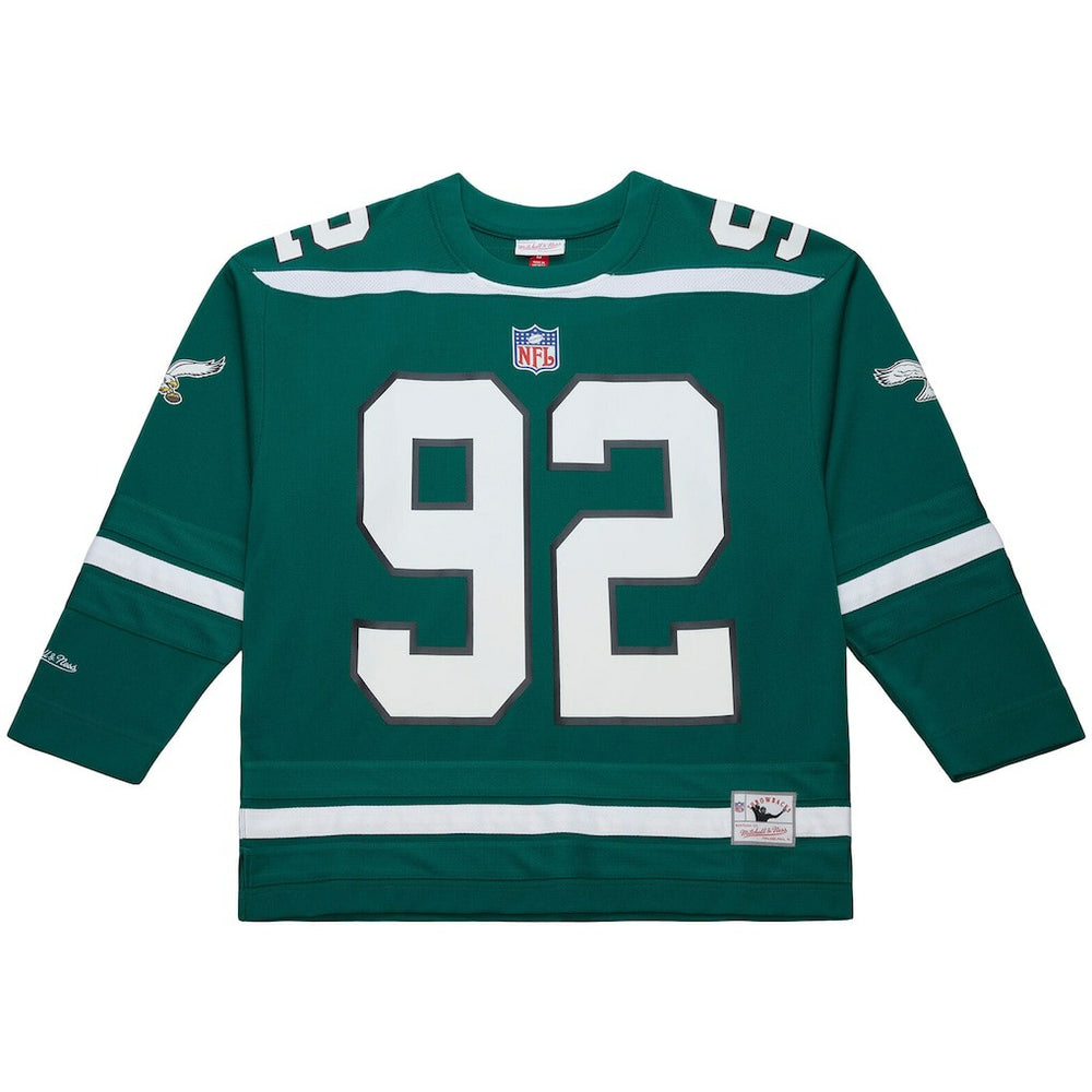 Reggie White Philadelphia Eagles Maxxed Out Fashion Hockey Jersey - Kelly Green discount