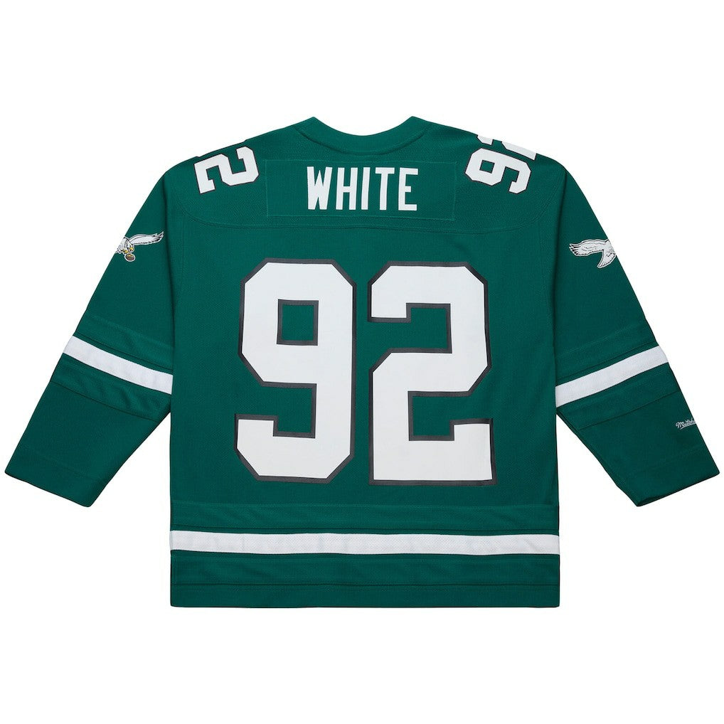 Reggie White Philadelphia Eagles Maxxed Out Fashion Hockey Jersey - Kelly Green discount