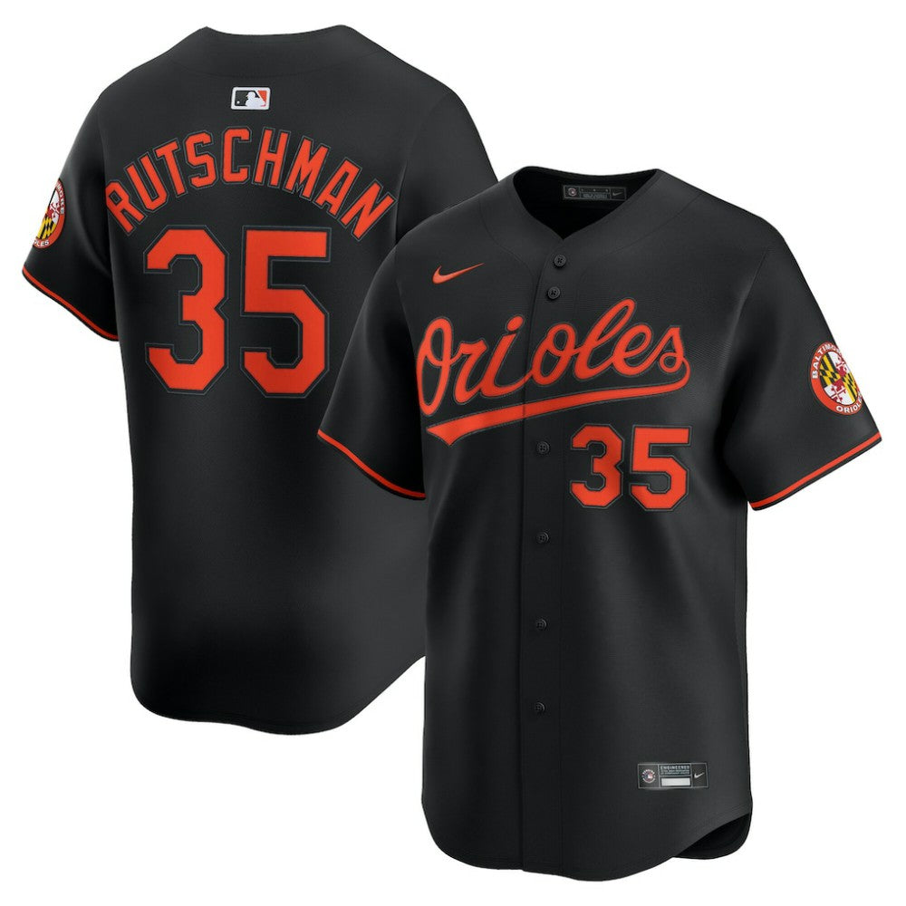 Adley Rutschman Baltimore Orioles Alternate Limited Player Jersey Black | Nike