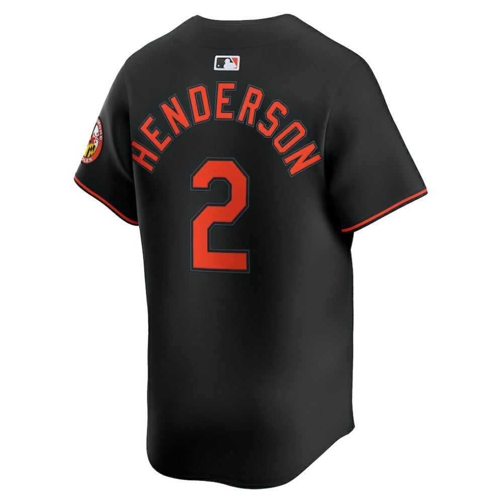 Gunnar Henderson Baltimore Orioles Alternate Limited Player Jersey Black | Nike