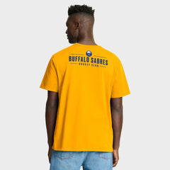 Buffalo Sabres Fanatics Crash The Net Legacy T-Shirt Gold