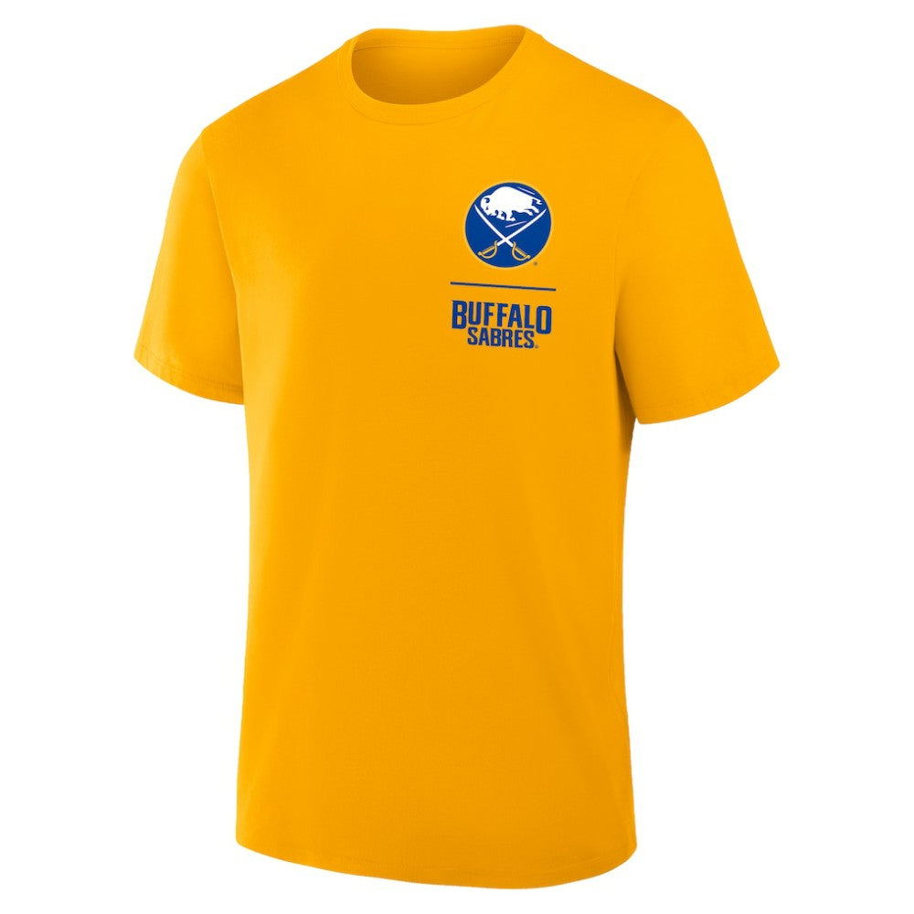 Buffalo Sabres Fanatics Crash The Net Legacy T-Shirt Gold