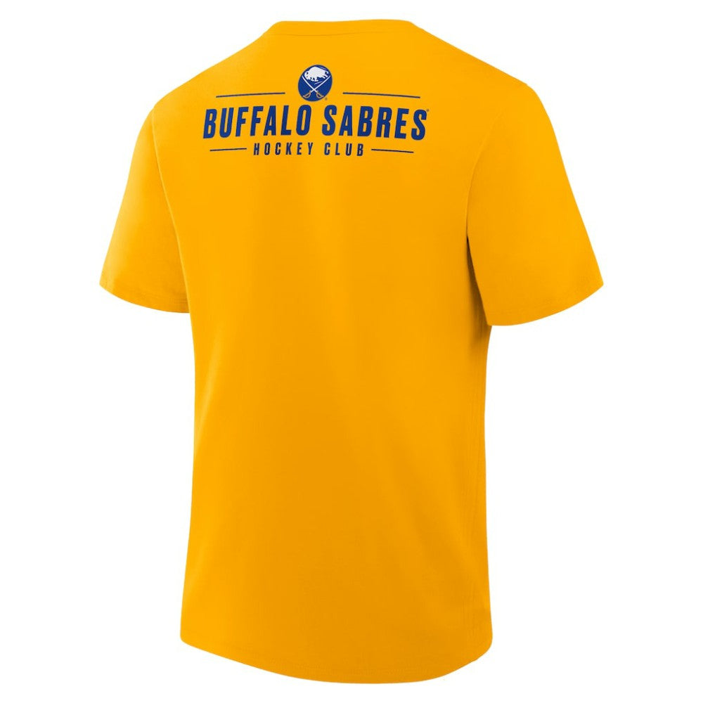 Buffalo Sabres Fanatics Crash The Net Legacy T-Shirt Gold