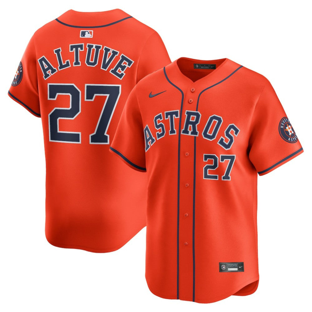 Jose Altuve Houston Astros Alternate Limited Player Jersey Orange | Nike