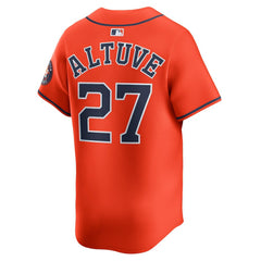 Jose Altuve Houston Astros Alternate Limited Player Jersey Orange | Nike
