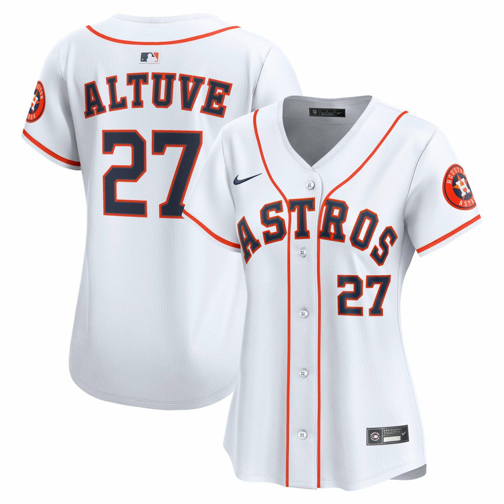 Jose Altuve Houston Astros Women's Home Limited Player Jersey White | Nike