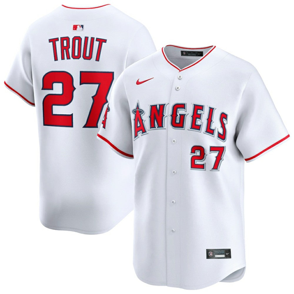 Mike Trout Los Angeles Angels Home Limited Player Jersey White | Nike