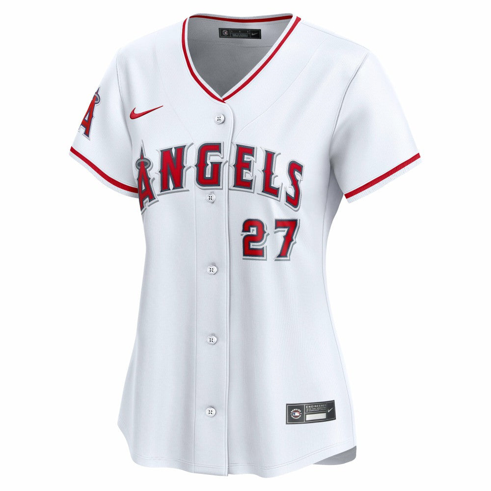 Mike Trout Los Angeles Angels Women's Home Limited Player Jersey White | Nike