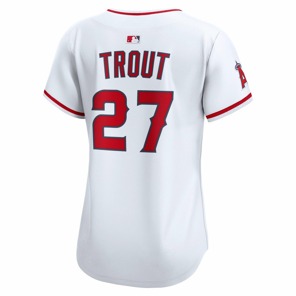 Mike Trout Los Angeles Angels Women's Home Limited Player Jersey White | Nike