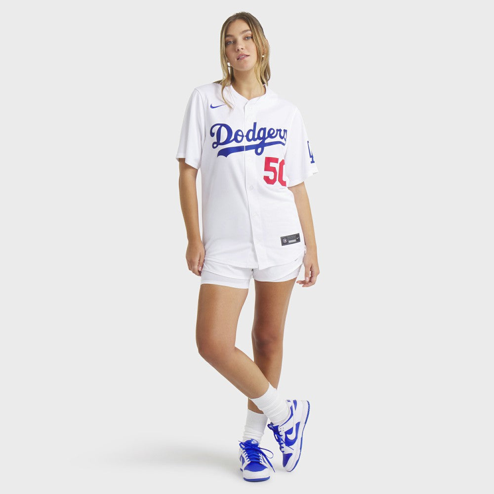 Mookie Betts Los Angeles Dodgers Women's Home Limited Player Jersey White | Nike