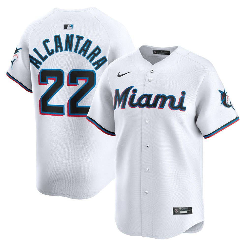 Sandy Alcantara Miami Marlins Home Limited Player Jersey White | Nike