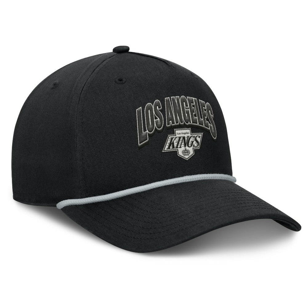 Los Angeles Kings Fanatics Decades Collection A-Frame Adjustable Hat Black