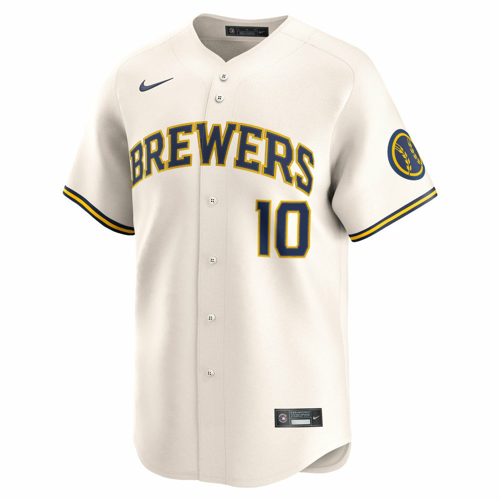 Sal Frelick Milwaukee Brewers Home Limited Player Jersey Cream | Nike