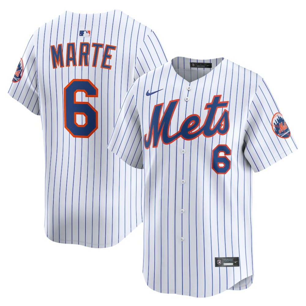 Starling Marte New York Mets Home Limited Player Jersey White | Nike