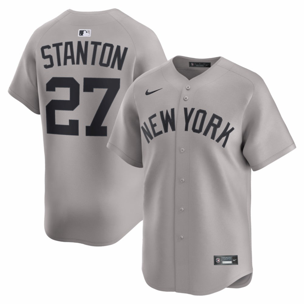Giancarlo Stanton New York Yankees Road Limited Jersey Gray | Nike