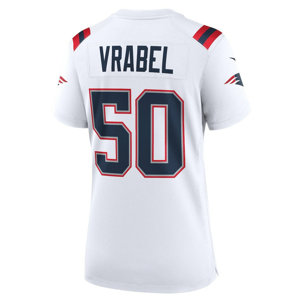 Mike Vrabel New England Patriots Women's Retired Player Game Jersey - White