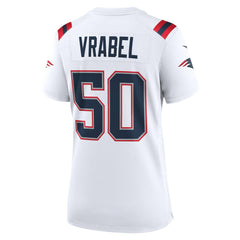 Mike Vrabel New England Patriots Women's Retired Player Game Jersey - White