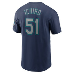 Ichiro Suzuki Seattle Mariners 2025 National Baseball Hall of Fame Name & Number T-Shirt Navy | Nike
