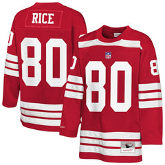 Jerry Rice San Francisco 49ers Youth Hockey Fashion Jersey - Scarlet online