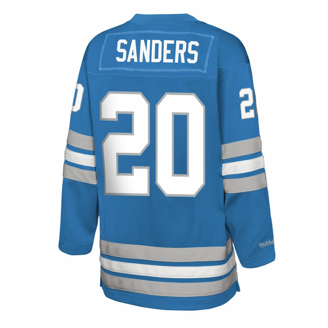 Barry Sanders Detroit Lions Youth Hockey Fashion Jersey - Blue online