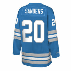 Barry Sanders Detroit Lions Youth Hockey Fashion Jersey - Blue online