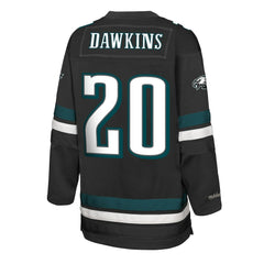 Brian Dawkins Philadelphia Eagles Youth Hockey Fashion Jersey - Black online