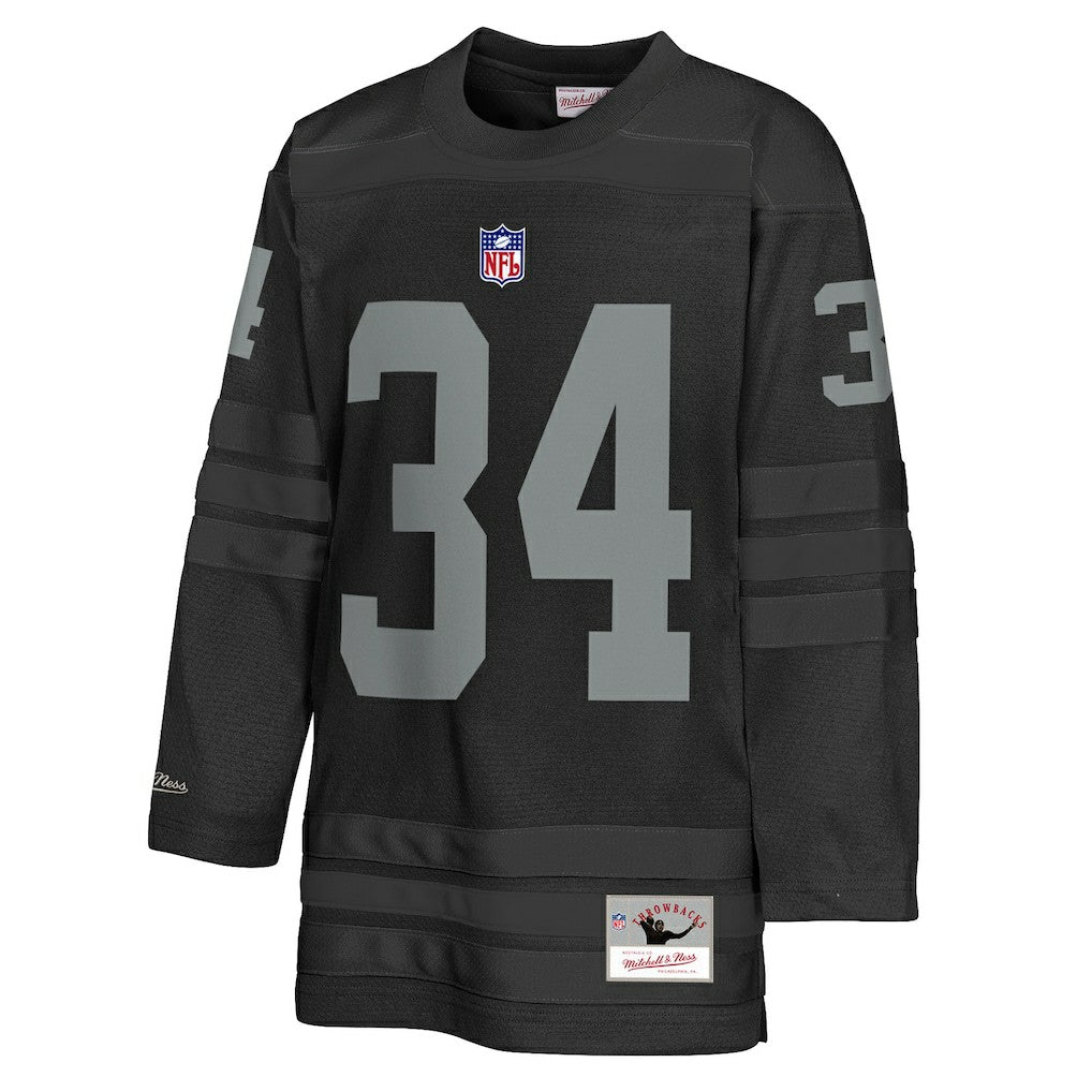 Bo Jackson Las Vegas Raiders Youth Hockey Fashion Jersey - Black for sale